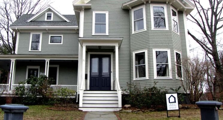 exterior painted house Hubbard street in Concord ma