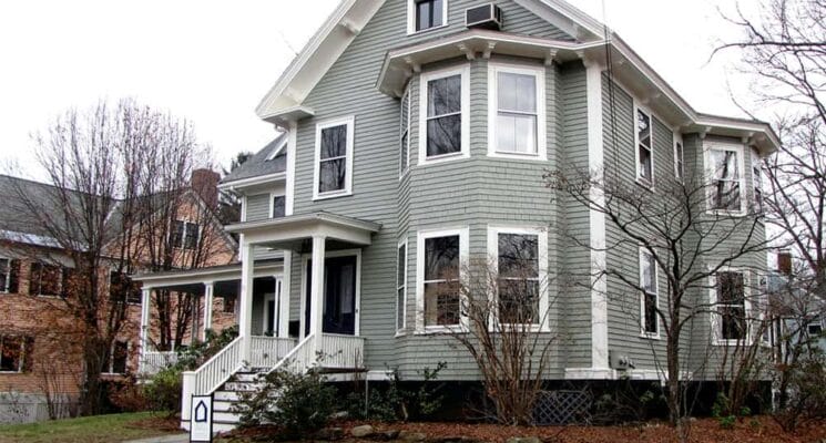 exterior painted house Hubbard street in Concord ma