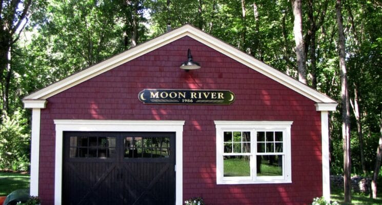 red painted barn