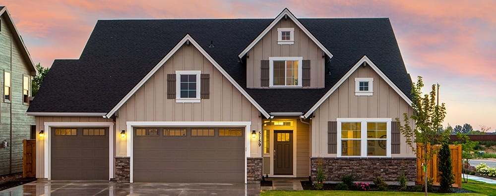 neutral brown color on house