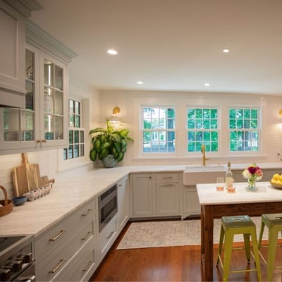 all white kitchen